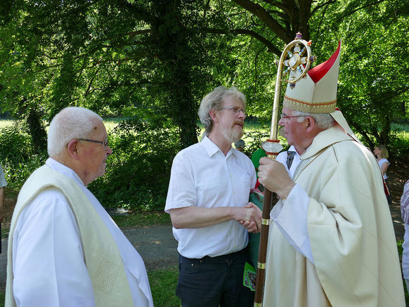 Festgottesdienst zum 1.000 Todestag des Heiligen Heimerads auf dem Hasunger Berg (Foto: Karl-Franz Thiede)